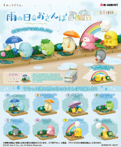Re-ment Sumikko Gurashi Rainy Day Walk