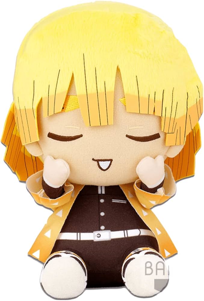 Big Fluffy Plush Toy - Agatsuma Zennitsu - Uzui Tengen-BANPRESTO
