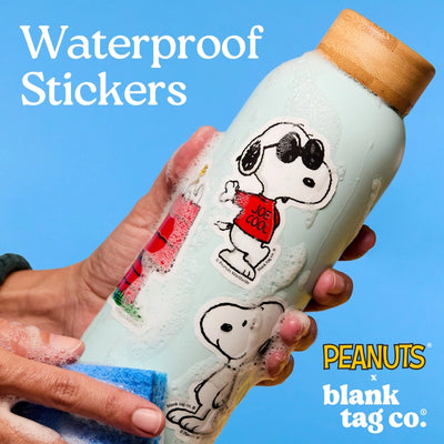 Peanuts® Waterproof Sticker - Typing Snoopy
