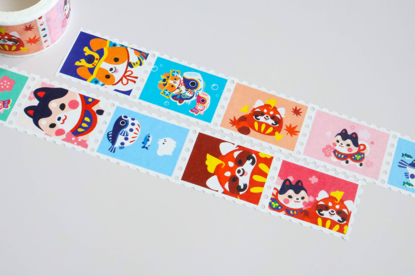 Stamp Washi Tape - Japantown Friends