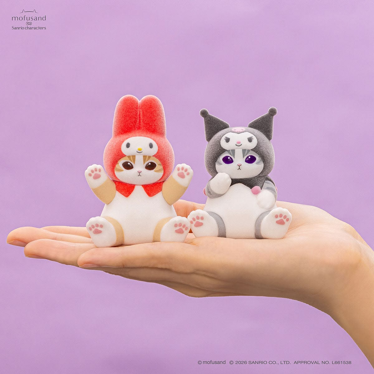 mofusand x Sanrio Characters Fluffy Flock Figure Collection Vol. 2