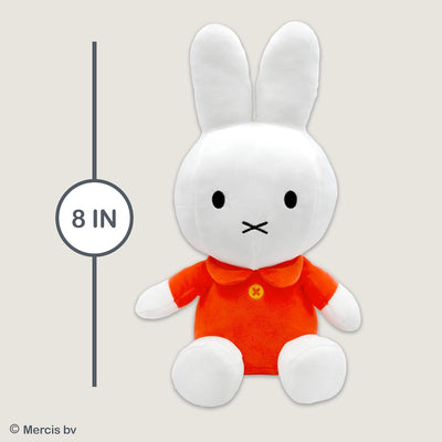 Miffy 8” White with Orange Sewn-In Dress