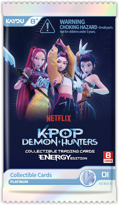 Kpop Demon Hunters - World Tour Collectible Cards - Energy Edition - Series 1 Booster Pack