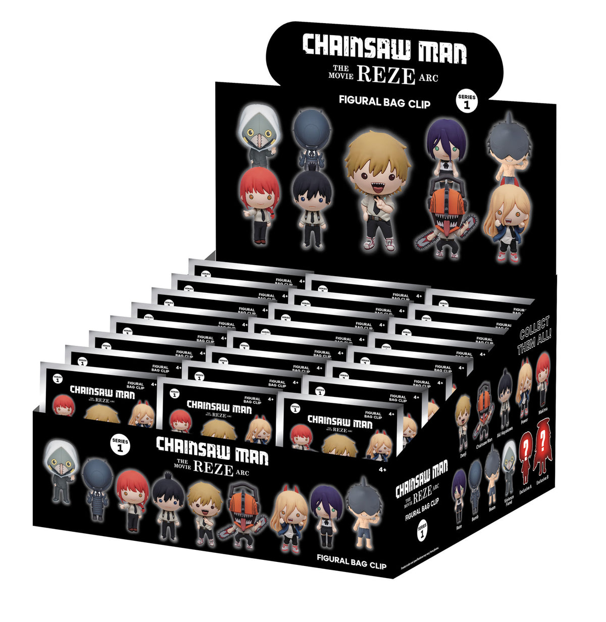 Chainsaw Man Reze (Movie) 3D Foam Bag Clip, Series 1