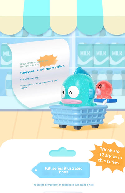 Sanrio Hangyodon Ugly Fish Supermarket Member Day Series Blind Bags