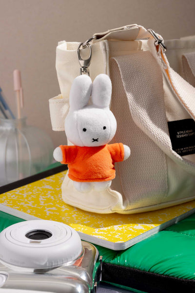 Smoko Miffy in Red Bag Charm