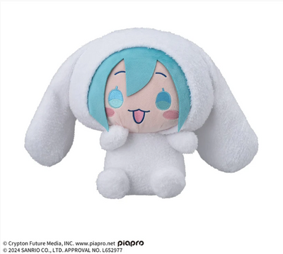 Hatsune Miku x Cinnamoroll Plush Toy "Miku"