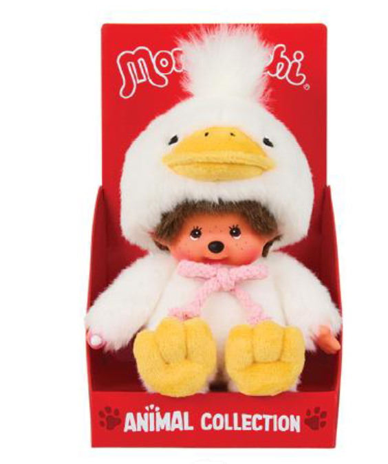 Monchhichi Animal Duck 7in