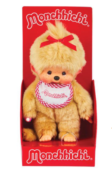 Monchhichi Beige Girl 8in