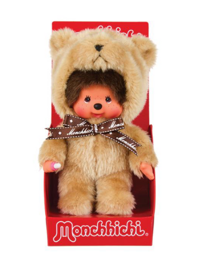 Monchhichi Animal Teddy Bear 8in