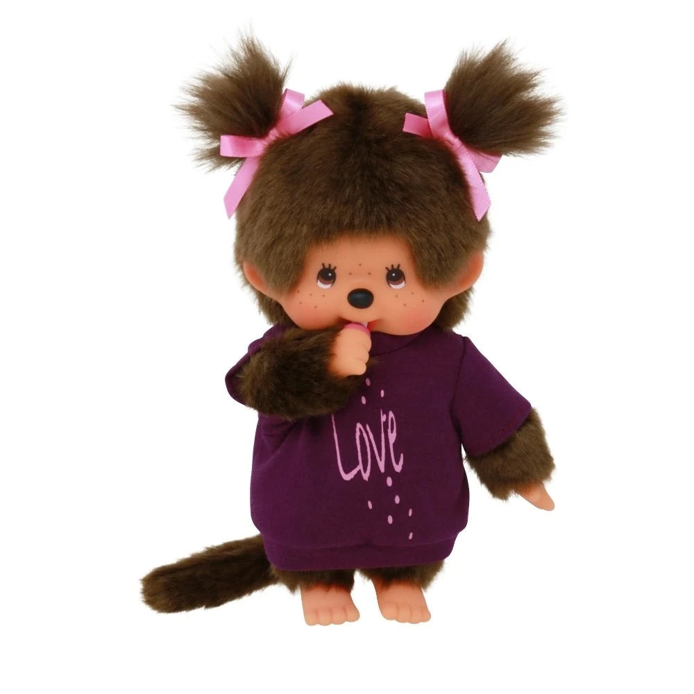 Sekiguchi Girl Tee "LOVE" Dress Plush Doll - Purple