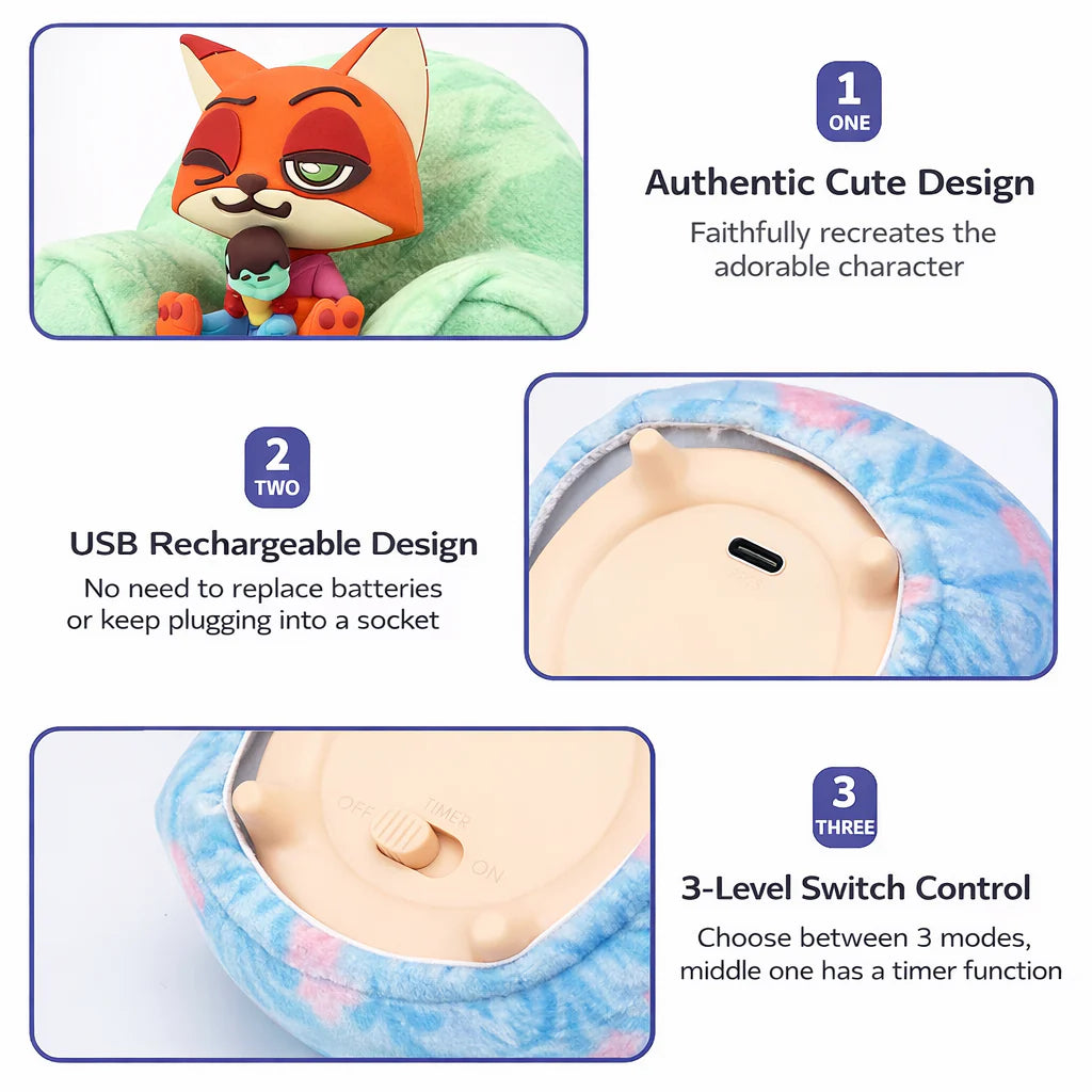 Zootopia Plush Sofa Night Light