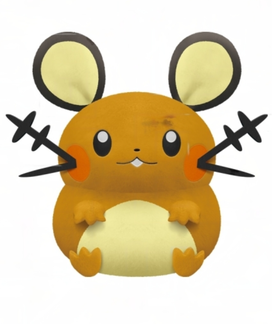 Mofugutto Plush Toy to Take Along - Cleffa & Dedenne
