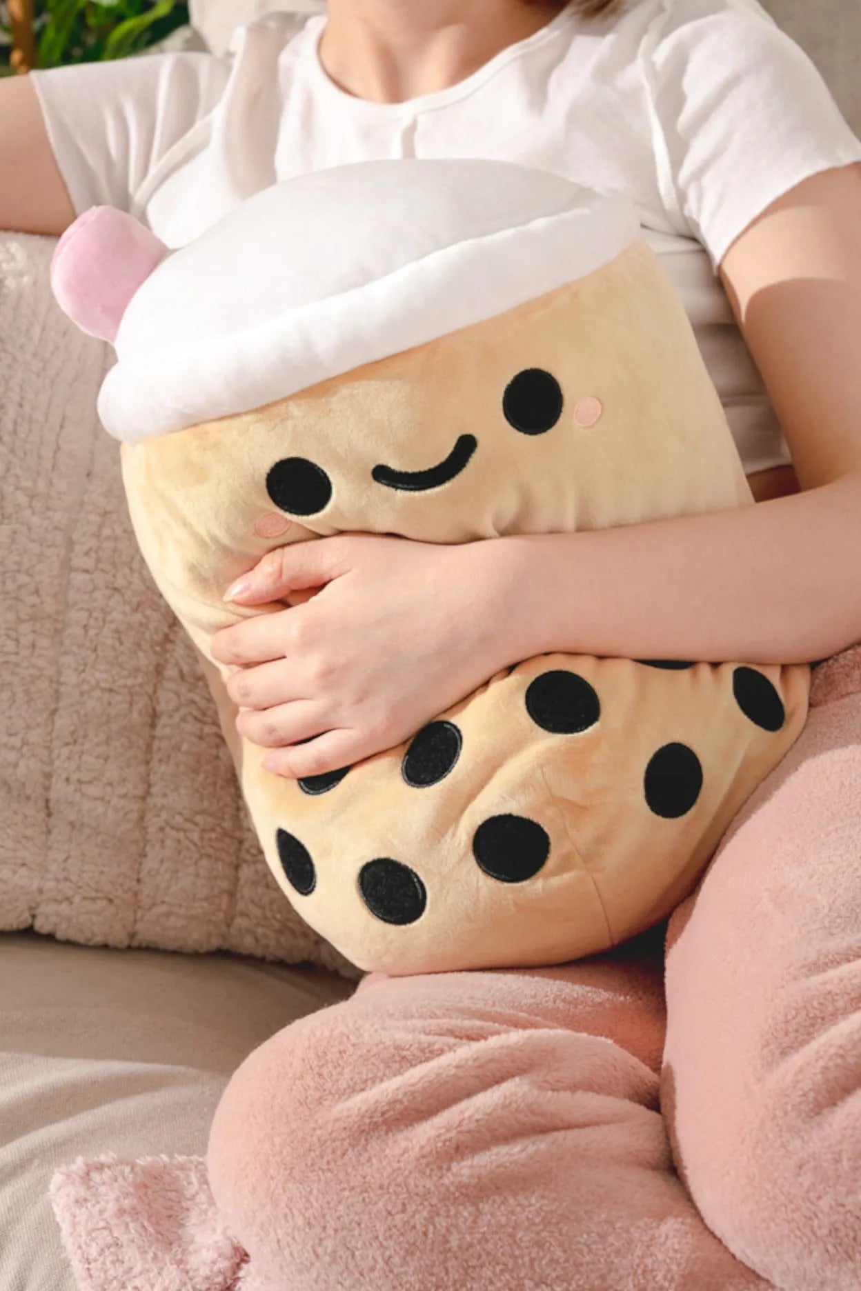 Smoko Pearl Boba Tea Mochi Plush Toy