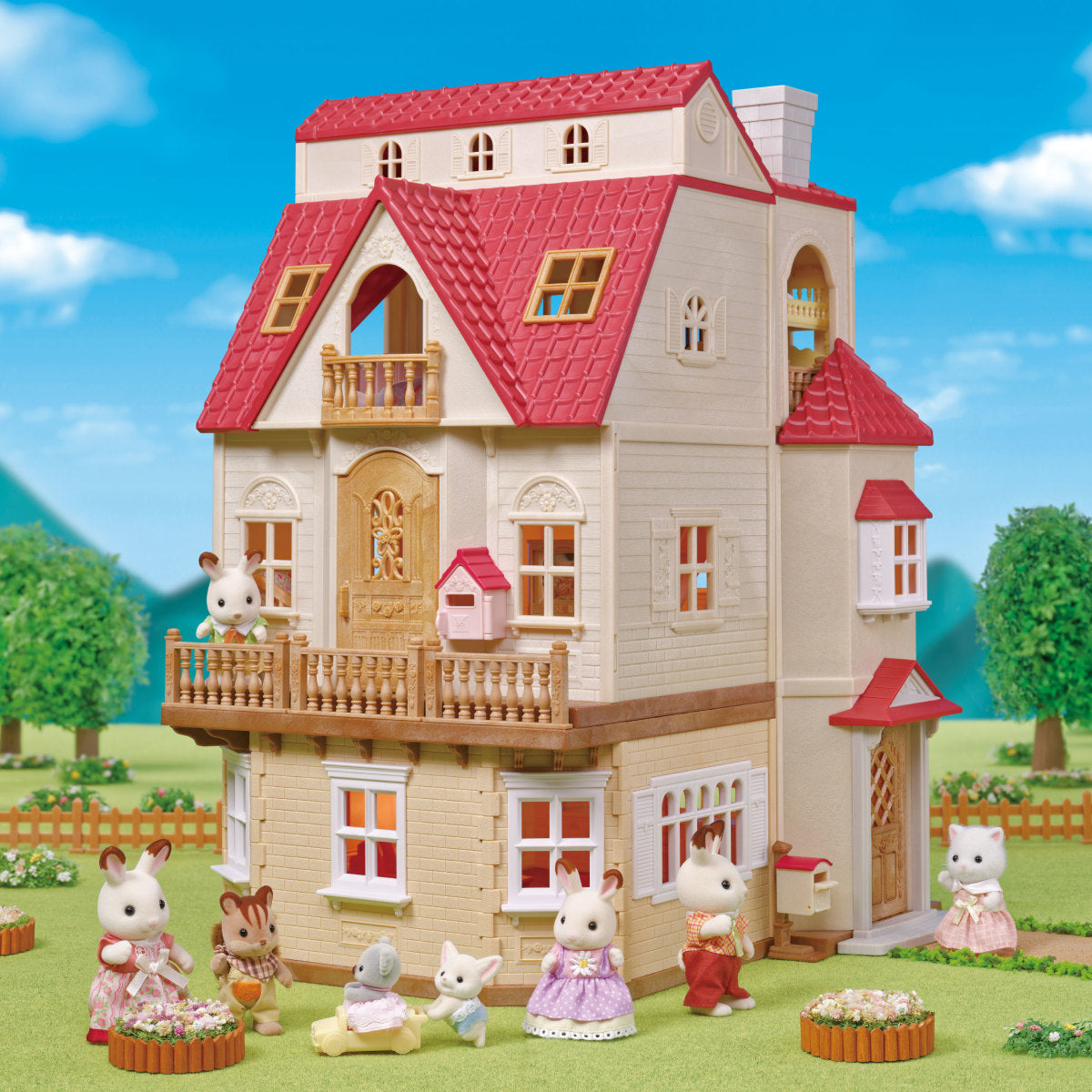 Calico Critters Red Roof Country Home Gift Set