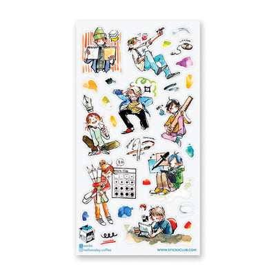 Artist’s Life Sticker Sheet