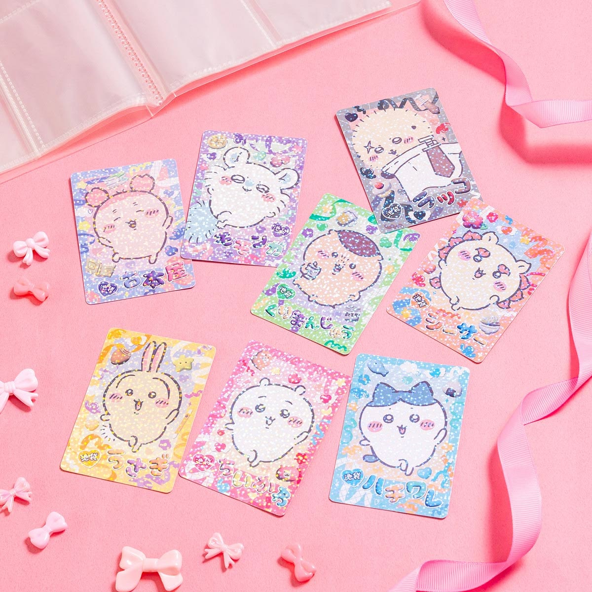 Chiikawa Go! IKEBUKURO Trading Glitter Cards