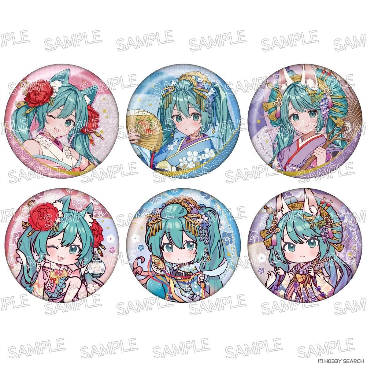 Hatsune Miku Hyakki Yak ~Reien~ Can Badge