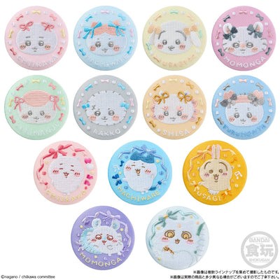 Chiikawa Embroidered Can Badge Biscuit 2