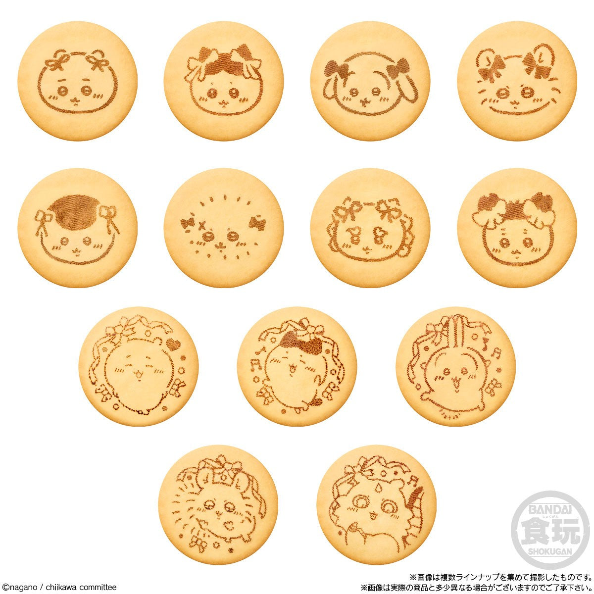 Chiikawa Embroidered Can Badge Biscuit 2