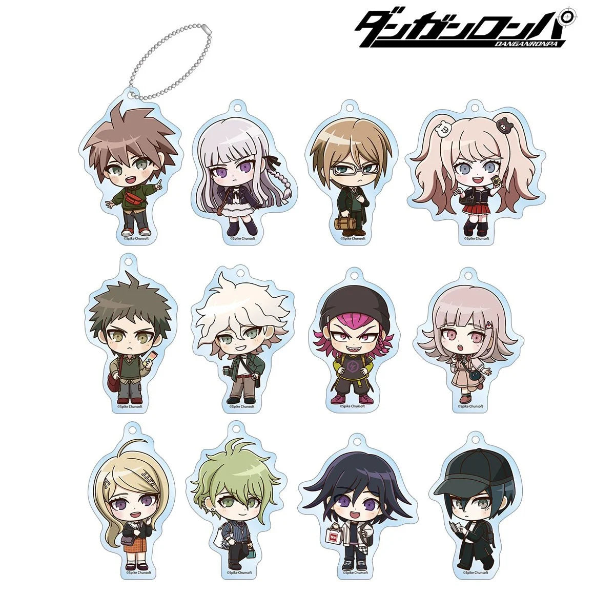 Danganronpa Series Trading Chibi Character Casual Outfit Travel Ver. Acrylic Keychain