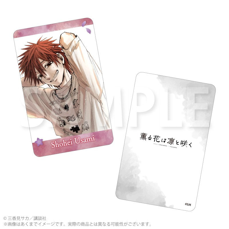 Fragrant Flowers Bloom with Dignity - Trading Hologram Cards, Color Illustration Version