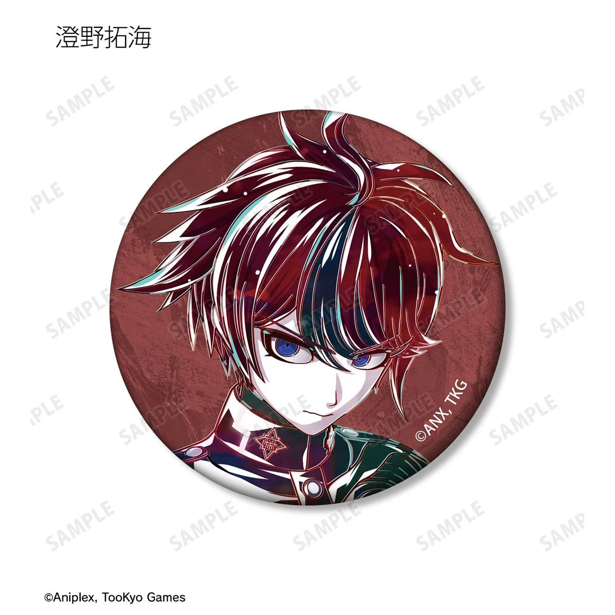HUNDRED LINE -Final Defense Academy- Trading Ani-Art Matte Can Badge ver.A