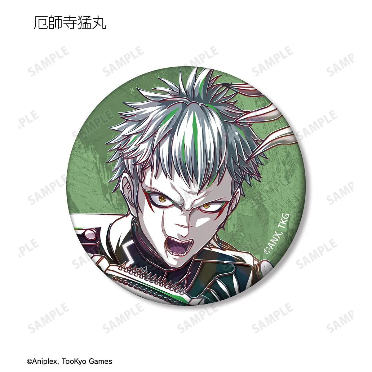 HUNDRED LINE -Final Defense Academy- Trading Ani-Art Matte Can Badge ver.A