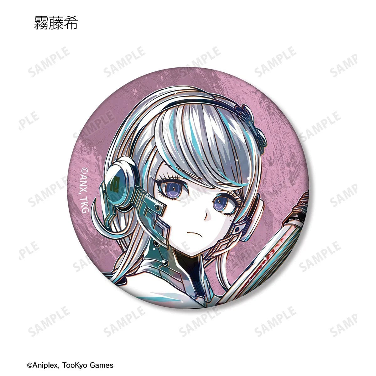 HUNDRED LINE -Final Defense Academy- Trading Ani-Art Matte Can Badge ver.A