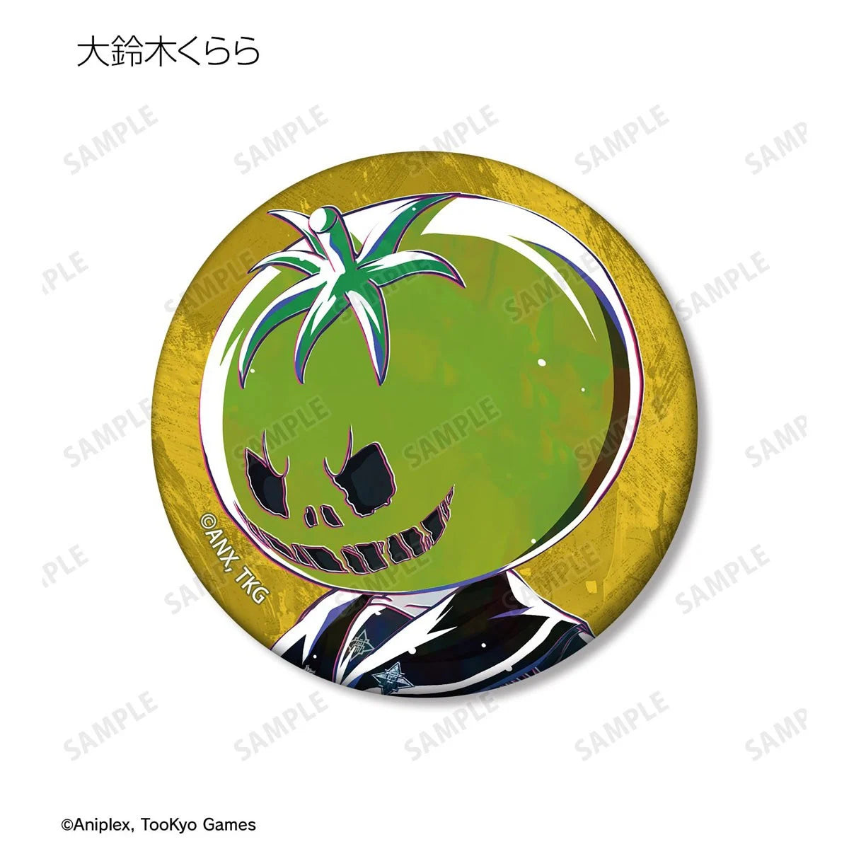 HUNDRED LINE -Final Defense Academy- Trading Ani-Art Matte Can Badge ver.A