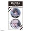 Time Agent -LINK CLICK- Aurora Can Badge Set of 2 - Toki & Hikaru Teaser Visual