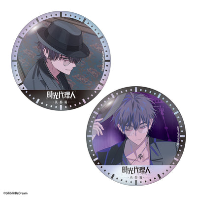 Time Agent -LINK CLICK- Aurora Can Badge Set of 2 - Xiao
