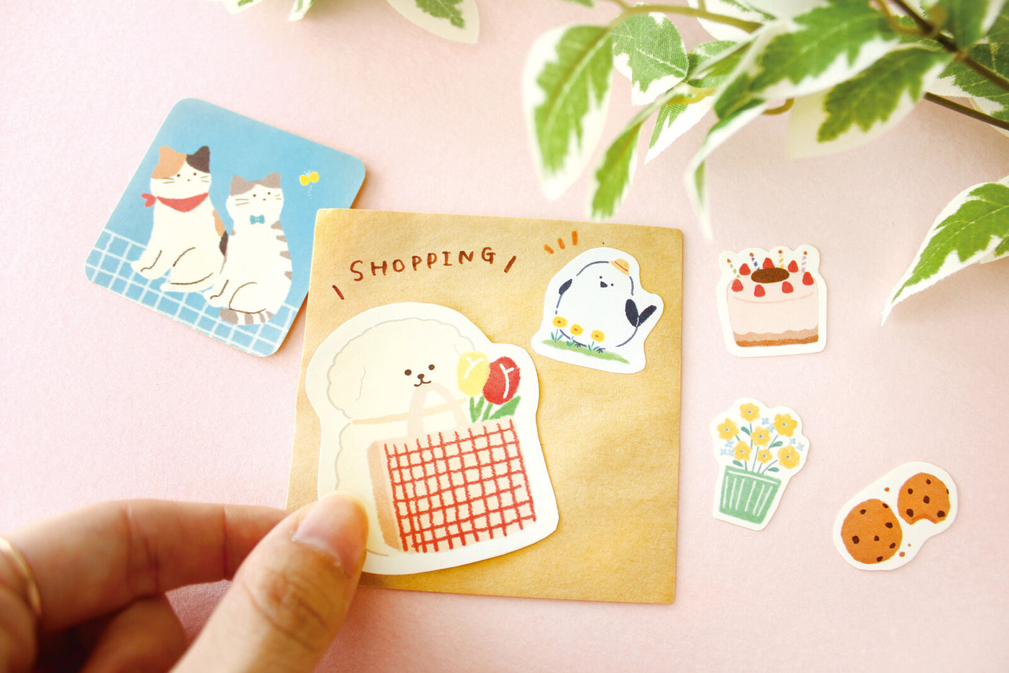Furukawa Shiko Decoration Watashi-biyori Flake sticker - Limited Collaboration Pattern