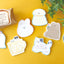 Furukawa Shiko Sticky Notes Watashi-biyori Katanuki Fusen - Die-cut balloon, fluffy cat