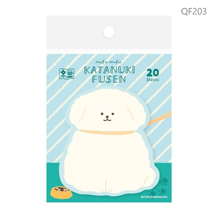 Furukawa Shiko Sticky Notes Watashi-biyori Katanuki Fusen - Die-cut balloon, fluffy