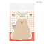 Furukawa Shiko Sticky Notes Watashi-biyori Katanuki Fusen - Die-cut balloon, Mofumofukuma