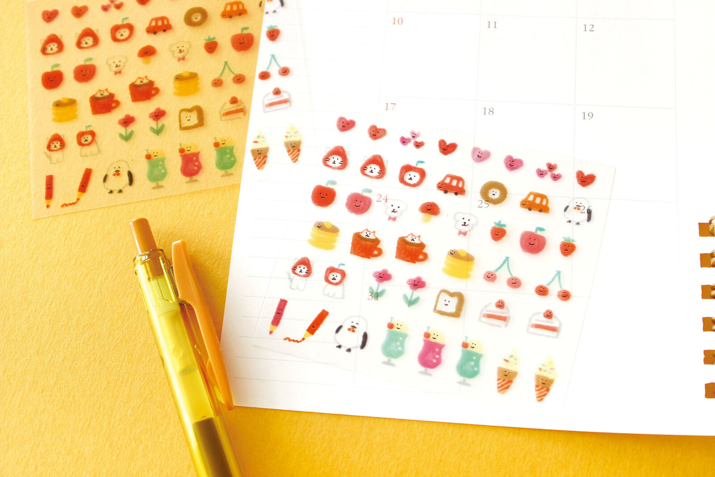Furukawa Shiko Decoration Watashi-biyori Daily Sticker - Daily Seal Muttari Brown