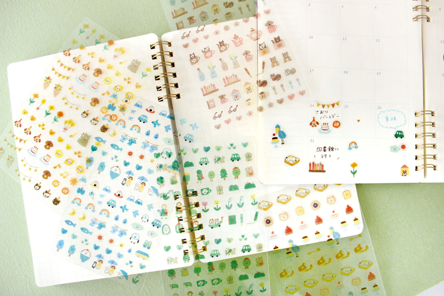 Furukawa Shiko Decoration Watashi-biyori Daily Sticker - Daily Seal Muttari Brown