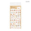Furukawa Shiko Decoration Watashi-biyori Daily Sticker - Daily Seal Muttari Brown