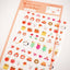 Furukawa Shiko Decoration Watashi-biyori Daily Sticker - Daily Seal Tamamono Red
