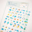 Furukawa Shiko Decoration Watashi-biyori Daily Sticker - Daily Seal Weather Blue