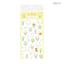 Decoration Clear Sticker Sheet - soft mimosa