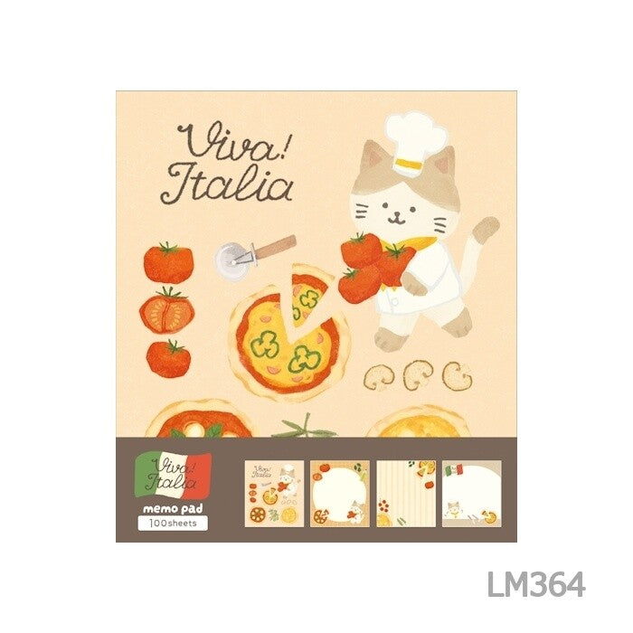 Memo Pad Memo Pad - Pizza kitten