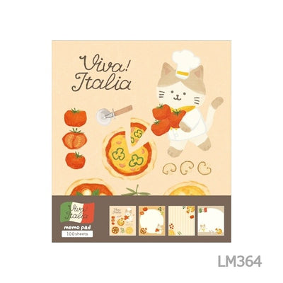 Memo Pad Memo Pad - Pizza kitten