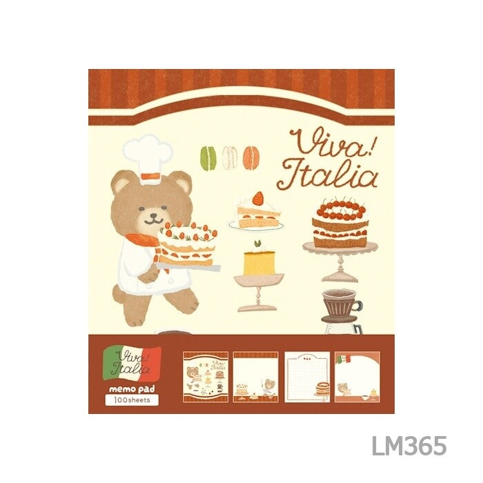 Memo Pad Memo Pad - dessert bear
