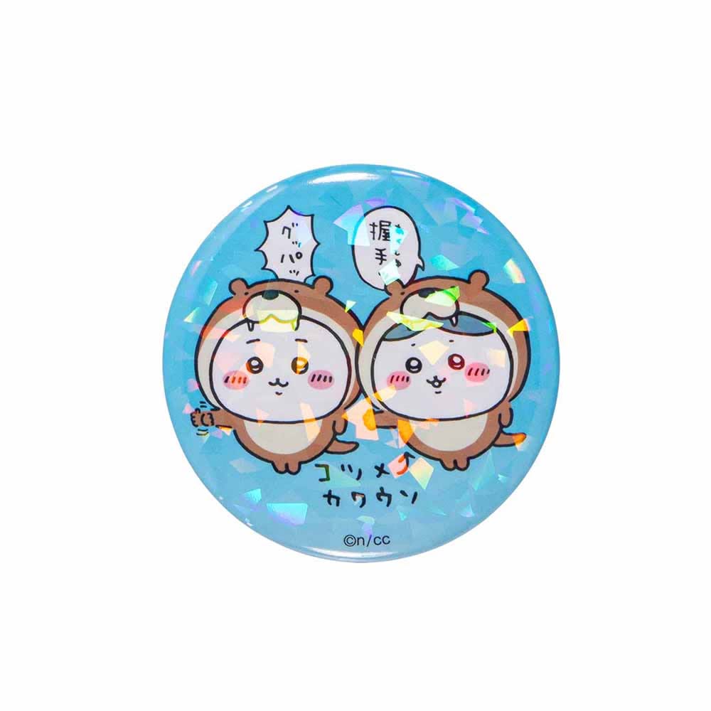 Chiikawa Aquarium Hologram Can Badge Collection