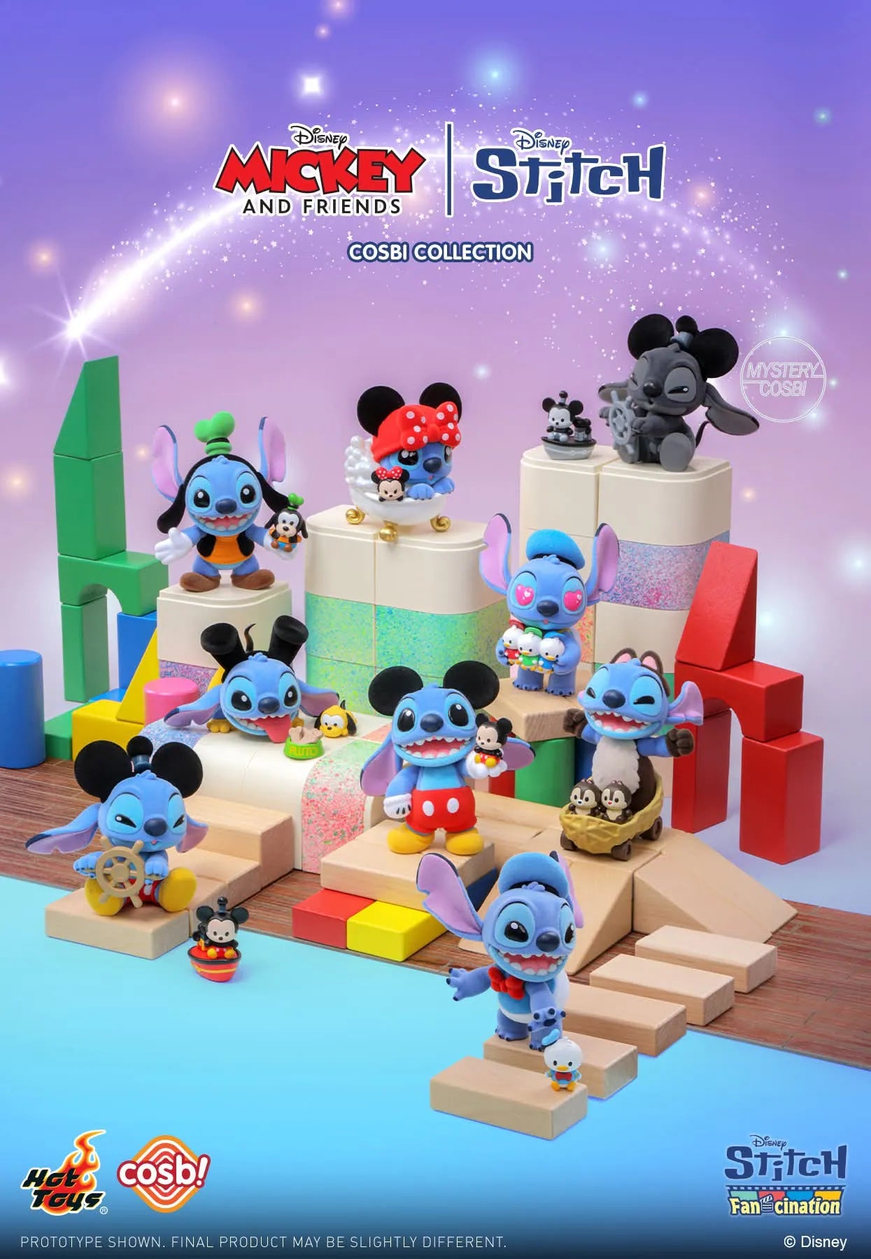 Hot Toys Stitch Mania Mickey & Friends Blind Box