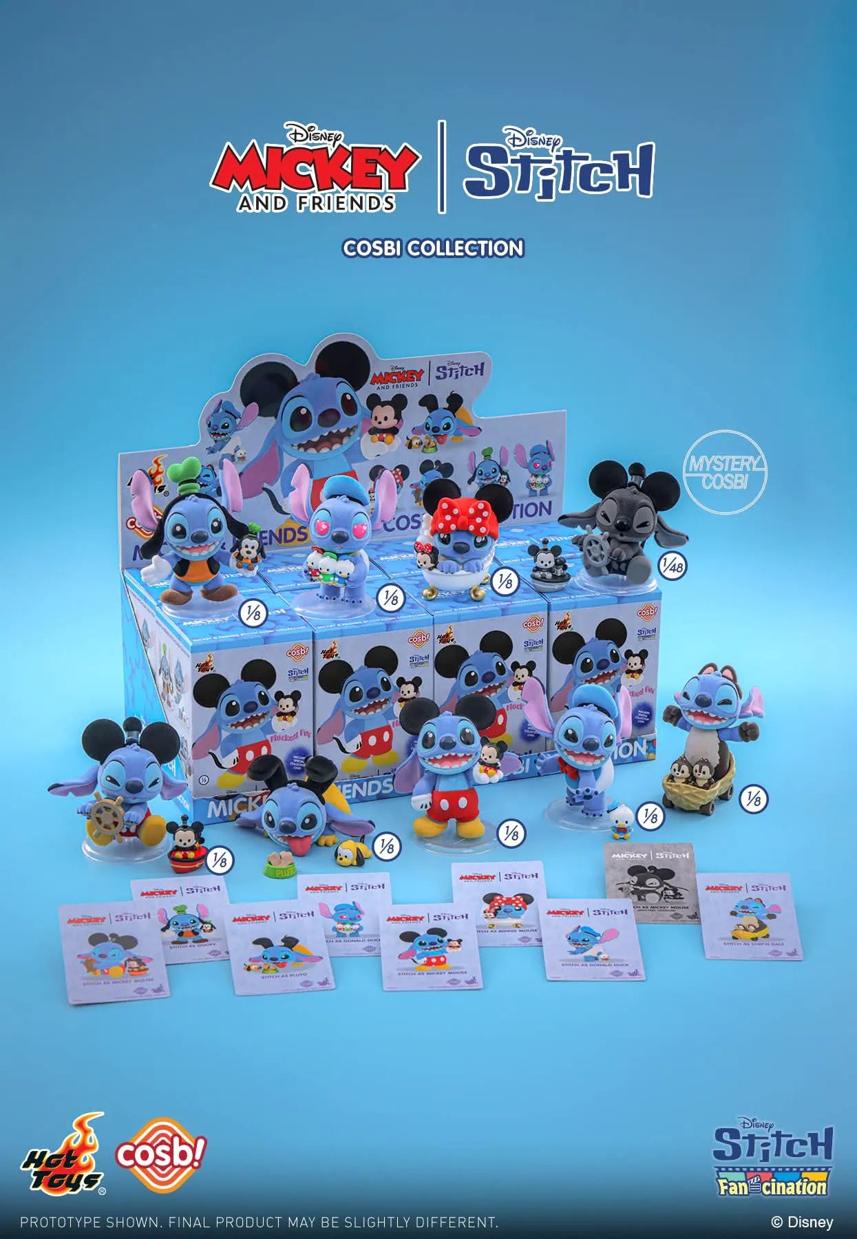 Hot Toys Stitch Mania Mickey & Friends Blind Box