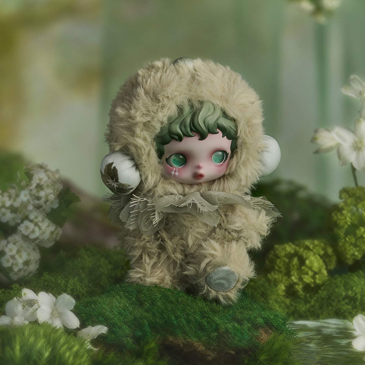 Pop Mart θSKULLPANDA L'impressionnisme Series Plush Doll