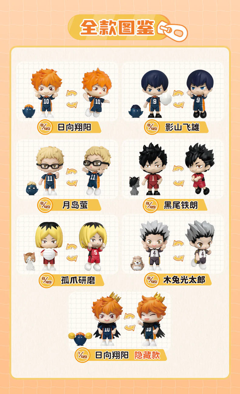 Zipper Doll, Haikyuu!! Fly the first round! Volleyball Series Assembly Figure Blind Box